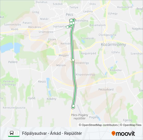 ✈ Bus Line Map