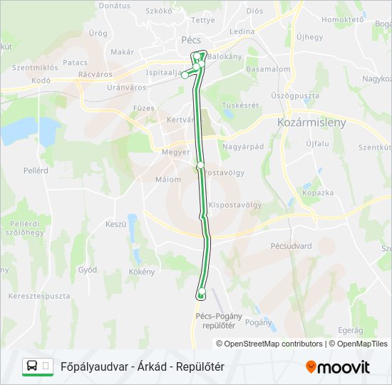 ✈ Bus Line Map