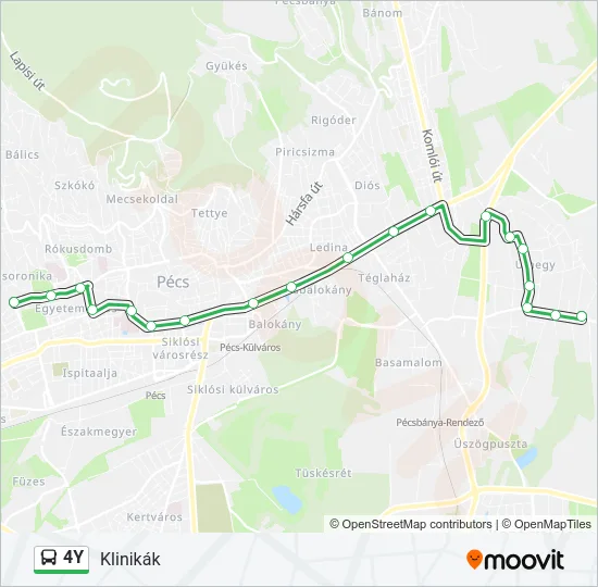 4Y Bus Line Map