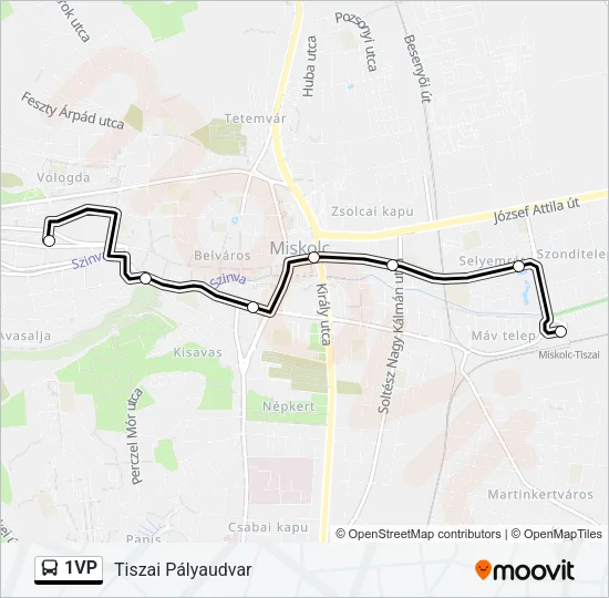 1VP Bus Line Map