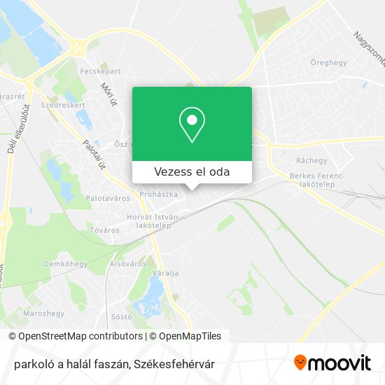 parkoló a halál faszán térkép
