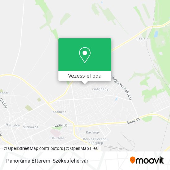 Panoráma Étterem térkép
