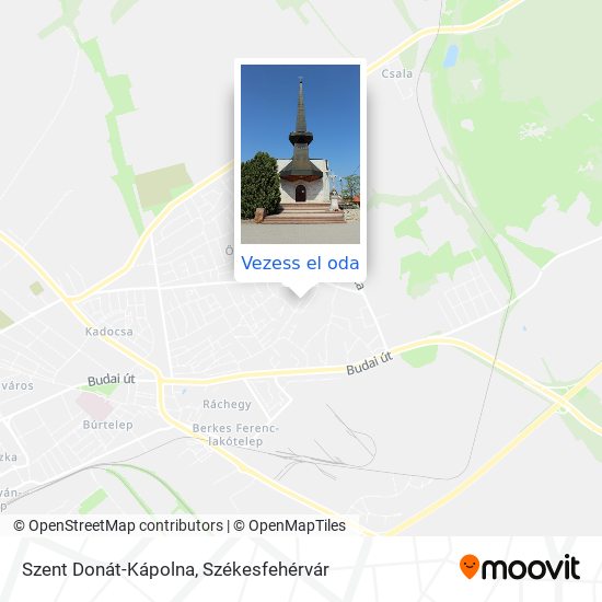 Szent Donát-Kápolna térkép