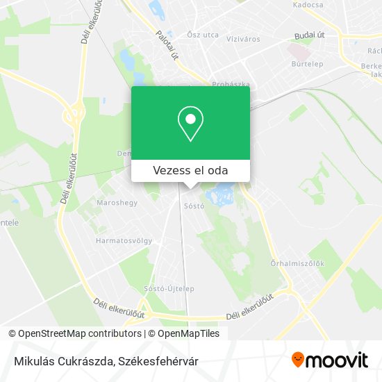 Mikulás Cukrászda térkép