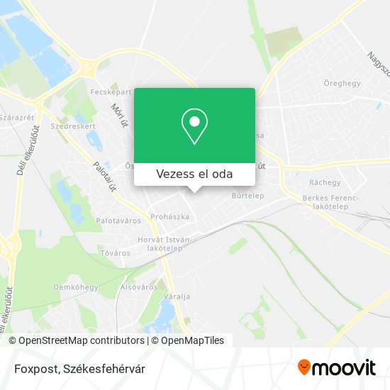 Foxpost térkép