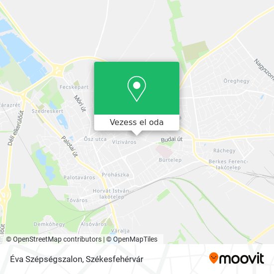 Éva Szépségszalon térkép