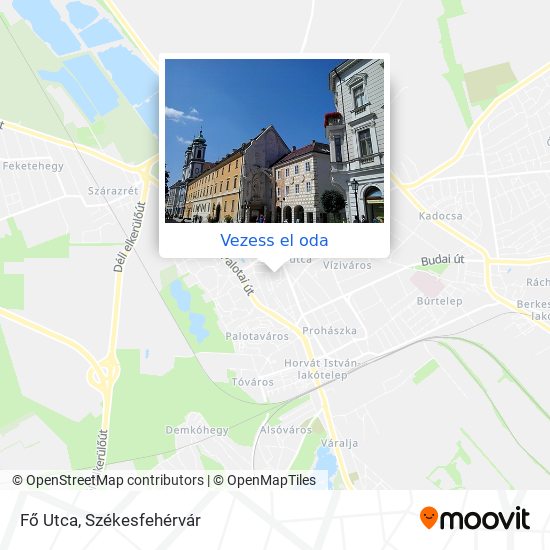 Fő Utca térkép