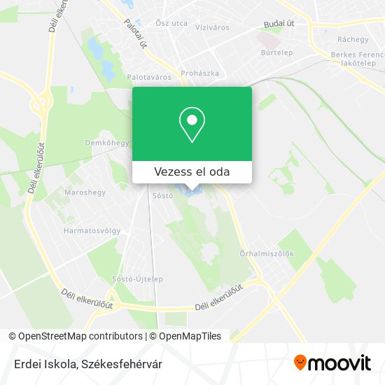 Erdei Iskola térkép