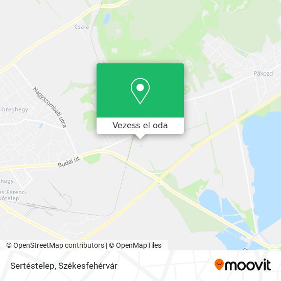 Sertéstelep térkép