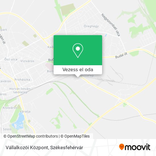 Vállalkozói Központ térkép