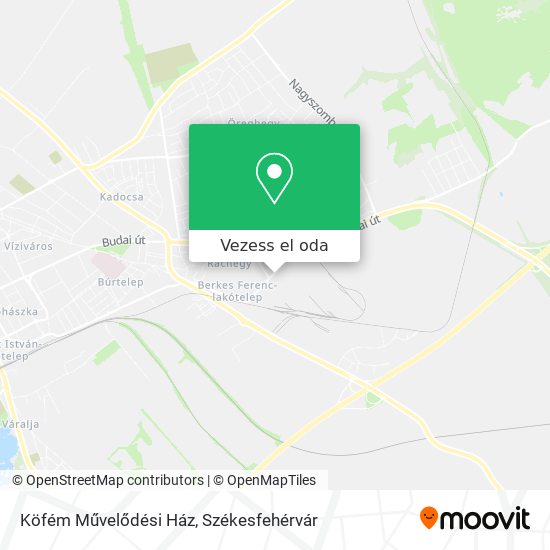 Köfém Művelődési Ház térkép
