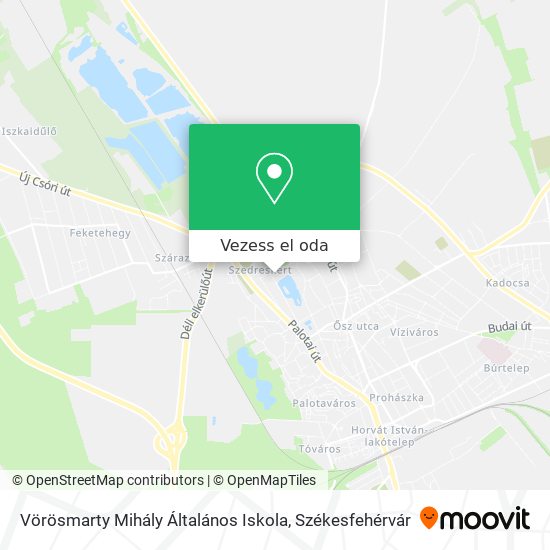Vörösmarty Mihály Általános Iskola térkép