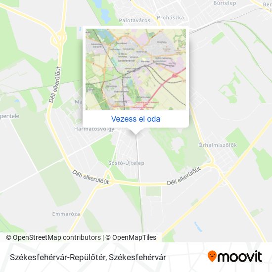 Székesfehérvár-Repülőtér térkép