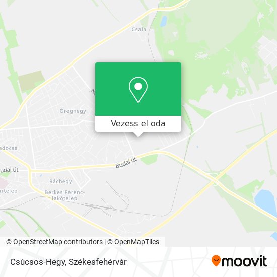 Csúcsos-Hegy térkép