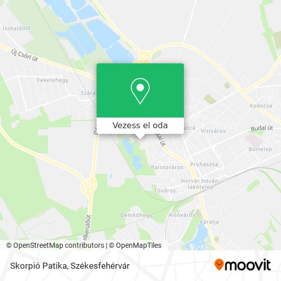 Skorpió Patika térkép