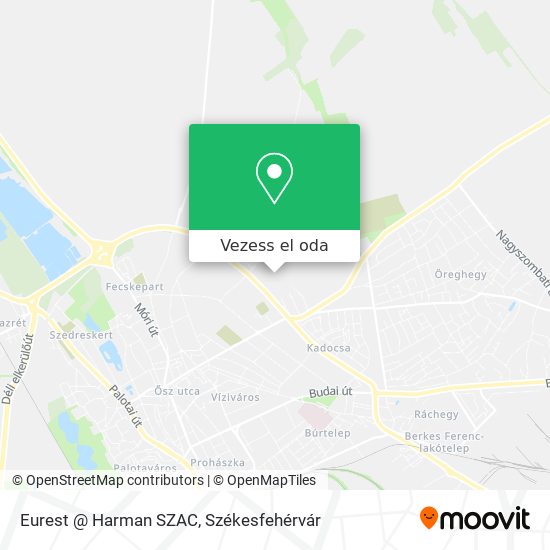 Eurest @ Harman SZAC térkép