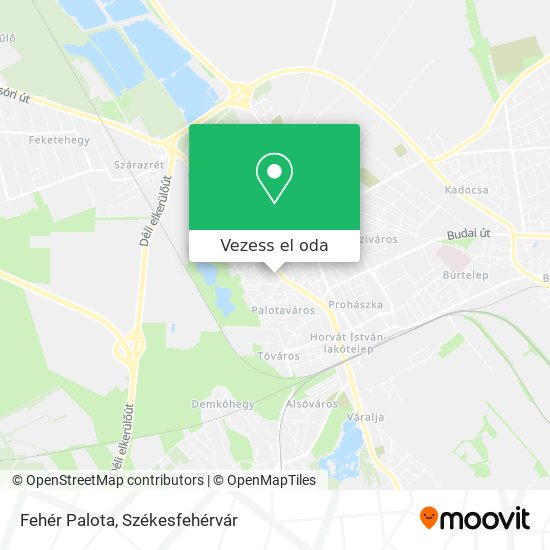 Fehér Palota térkép