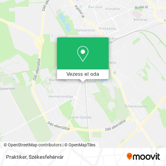 Praktiker térkép