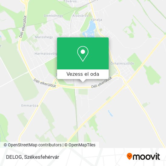 DELOG térkép