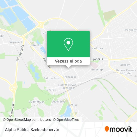 Alpha Patika térkép