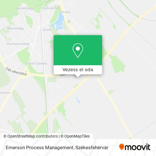 Emerson Process Management térkép