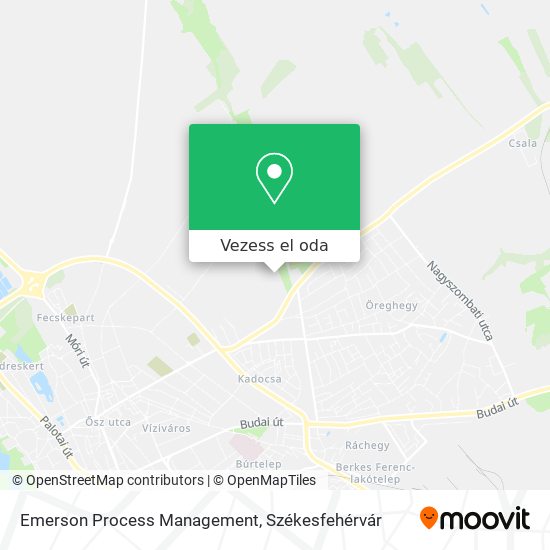 Emerson Process Management térkép