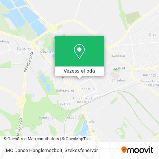 MC Dance Hanglemezbolt térkép