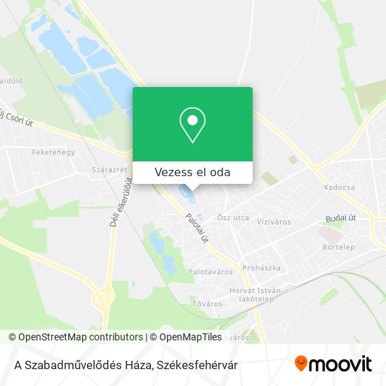 A Szabadművelődés Háza térkép