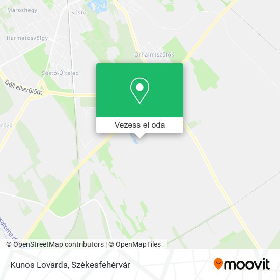 Kunos Lovarda térkép