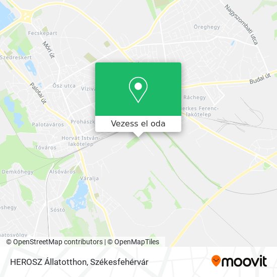 HEROSZ Állatotthon térkép