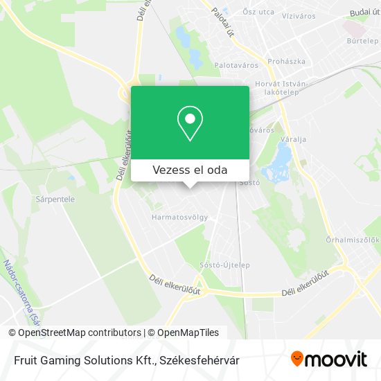 Fruit Gaming Solutions Kft. térkép