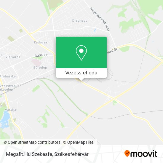 Megafit.Hu Szekesfe térkép
