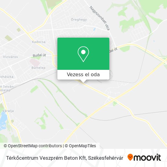 Térkőcentrum Veszprém Beton Kft térkép