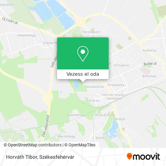 Horváth Tibor térkép