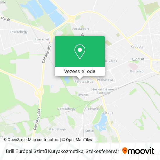 Brill Európai Szintű Kutyakozmetika térkép