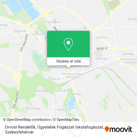 Orvosi Rendelők, Ügyeletek Fogászat Iskolafogászat térkép