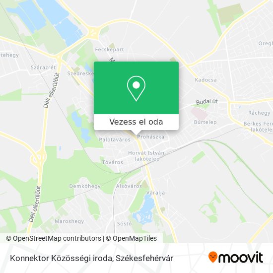 Konnektor Közösségi iroda térkép