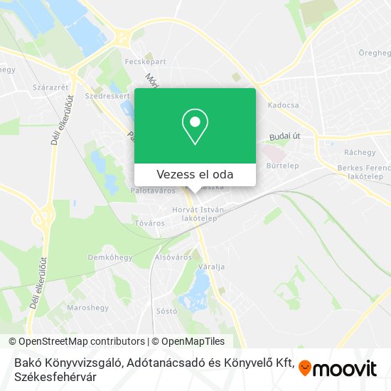 Bakó Könyvvizsgáló, Adótanácsadó és Könyvelő Kft térkép