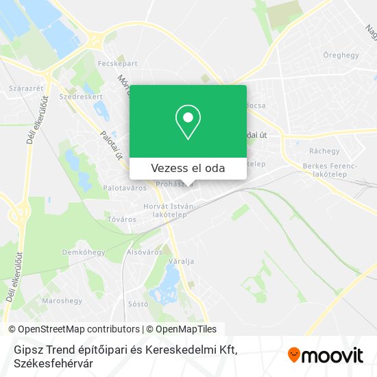 Gipsz Trend építőipari és Kereskedelmi Kft térkép