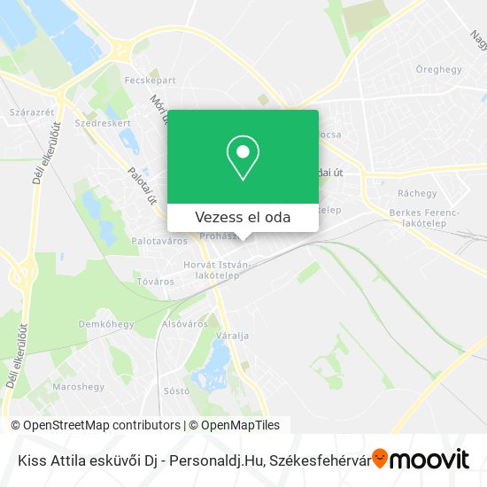 Kiss Attila esküvői Dj - Personaldj.Hu térkép
