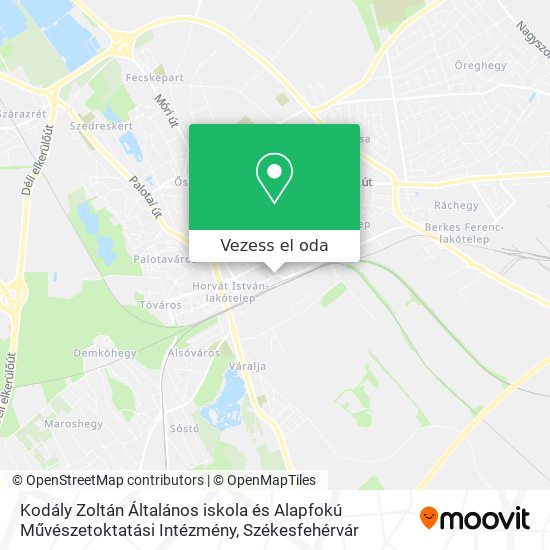 Kodály Zoltán Általános iskola és Alapfokú Művészetoktatási Intézmény térkép