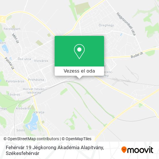 Fehérvár 19 Jégkorong Akadémia Alapítvány térkép