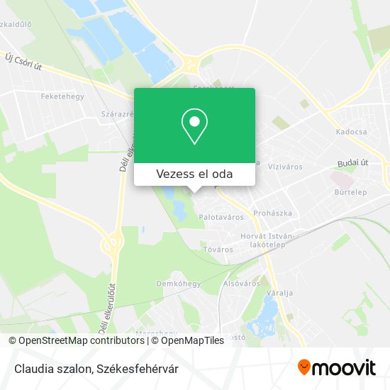 Claudia szalon térkép