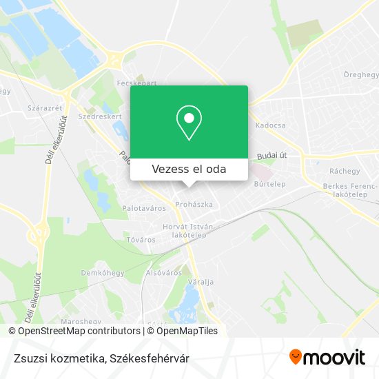 Zsuzsi kozmetika térkép