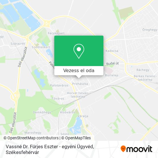 Vassné Dr. Fürjes Eszter - egyéni Ügyvéd térkép