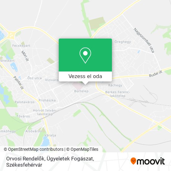 Orvosi Rendelők, Ügyeletek Fogászat térkép