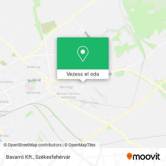 Bavarró Kft. térkép