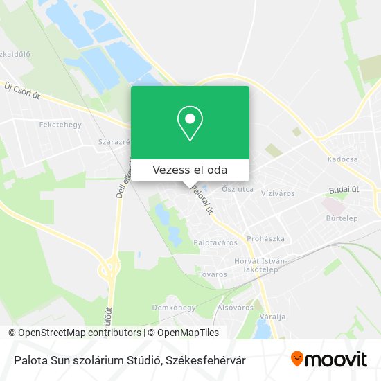 Palota Sun szolárium Stúdió térkép