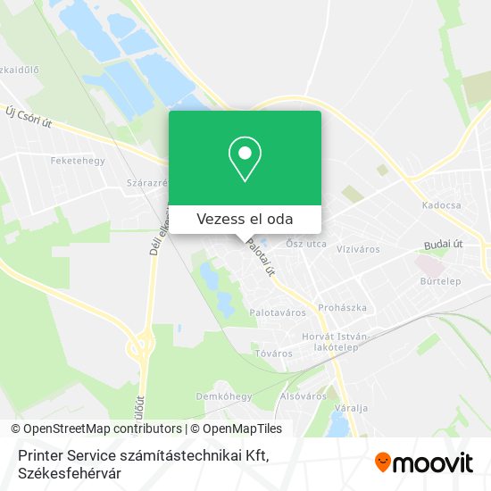 Printer Service számítástechnikai Kft térkép