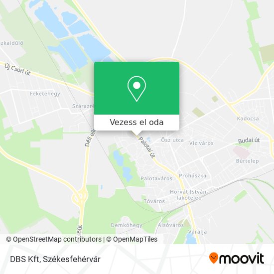 DBS Kft térkép